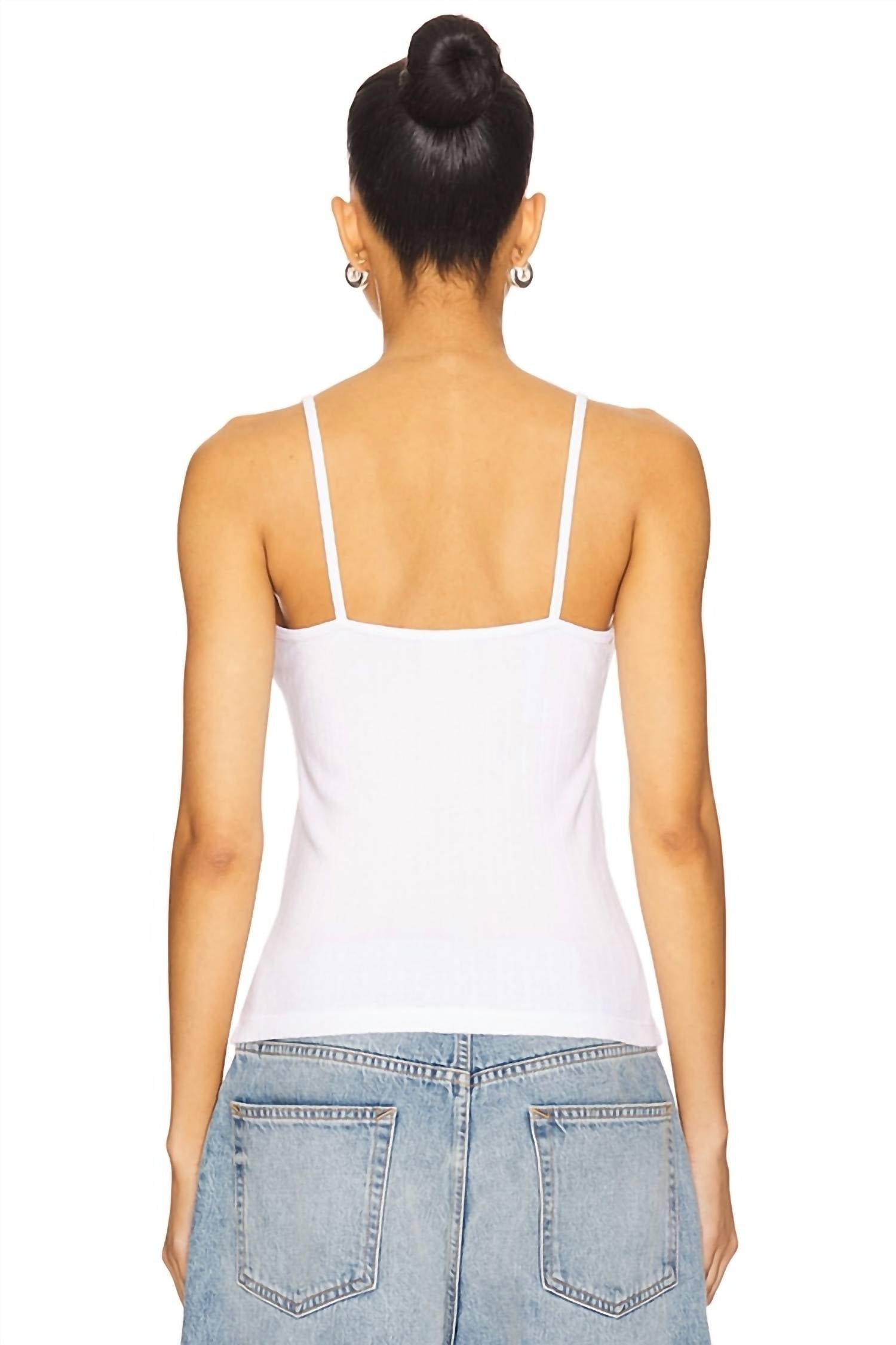 Donni. - Pointelle Cami Tank