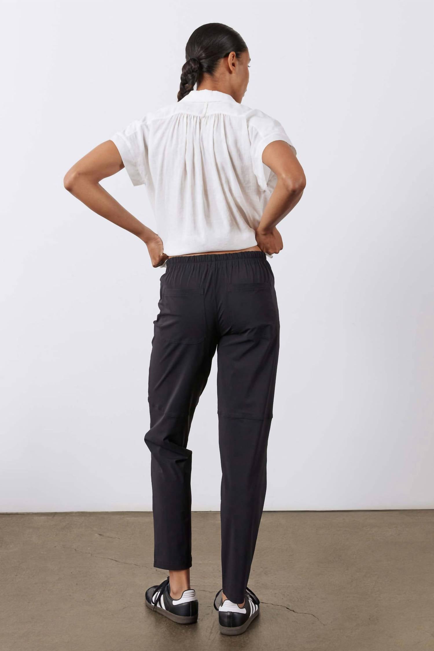 Ruti Everlasting Slim Pants in black - women's pants - alternate view