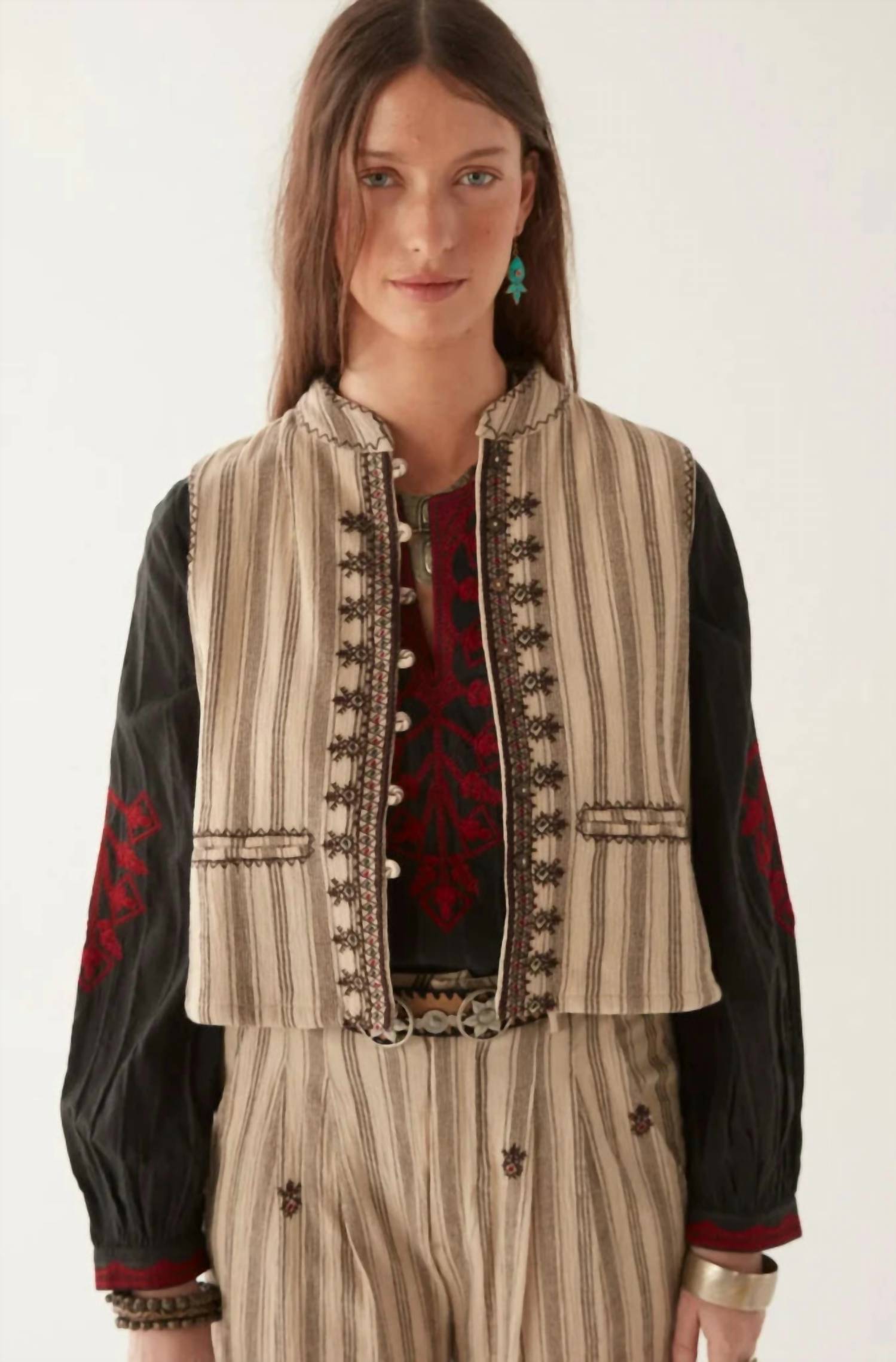 Maison Hotel - Dalia Embroidered Vest