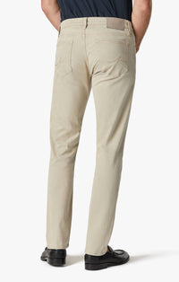 34 Heritage Courage Straight Leg Pants in aluminum twill - men's pants - detail view