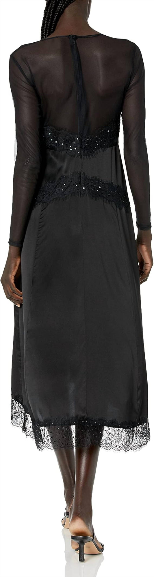 The Kooples - Lace Up Midi Dress