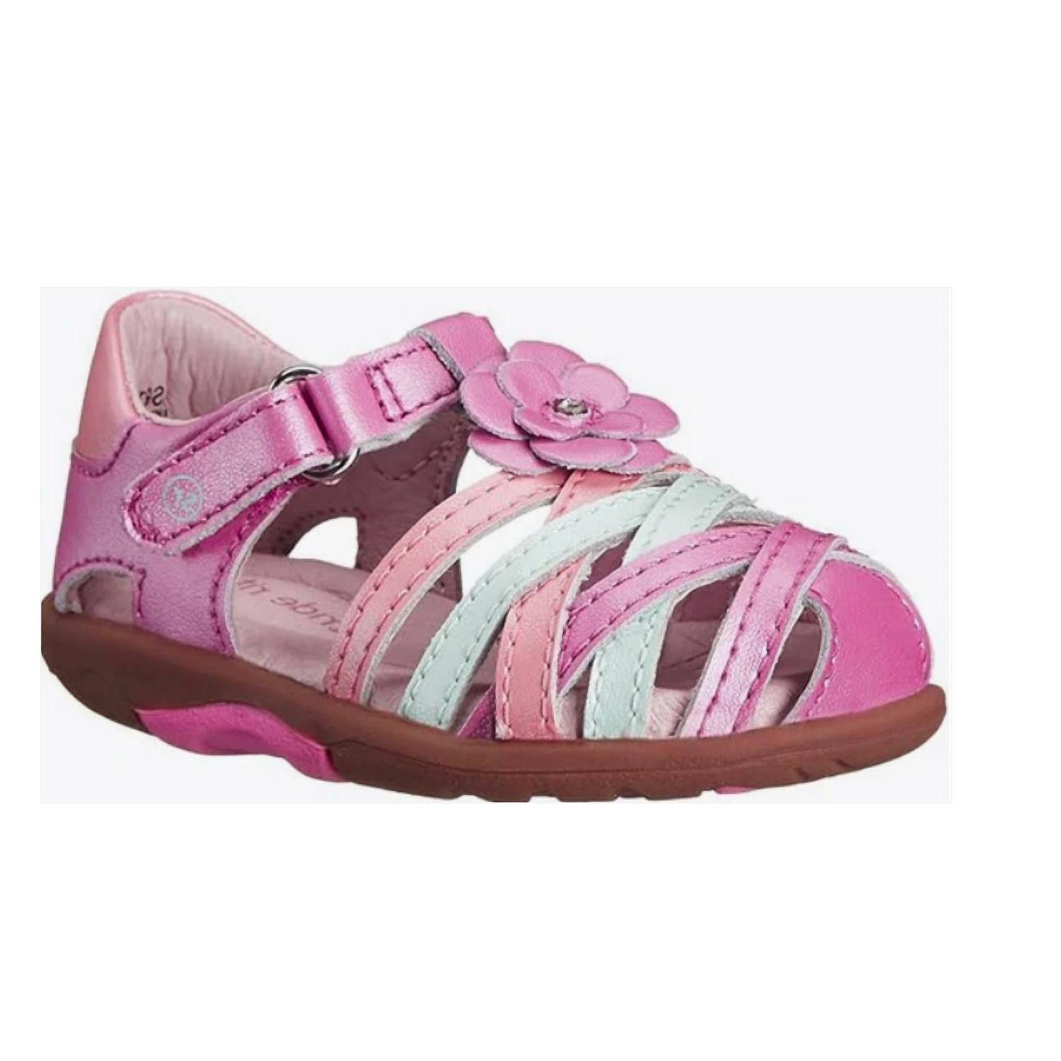 Stride Rite Toddler Round-Toe Flat Sandals in pink - kids' sandal