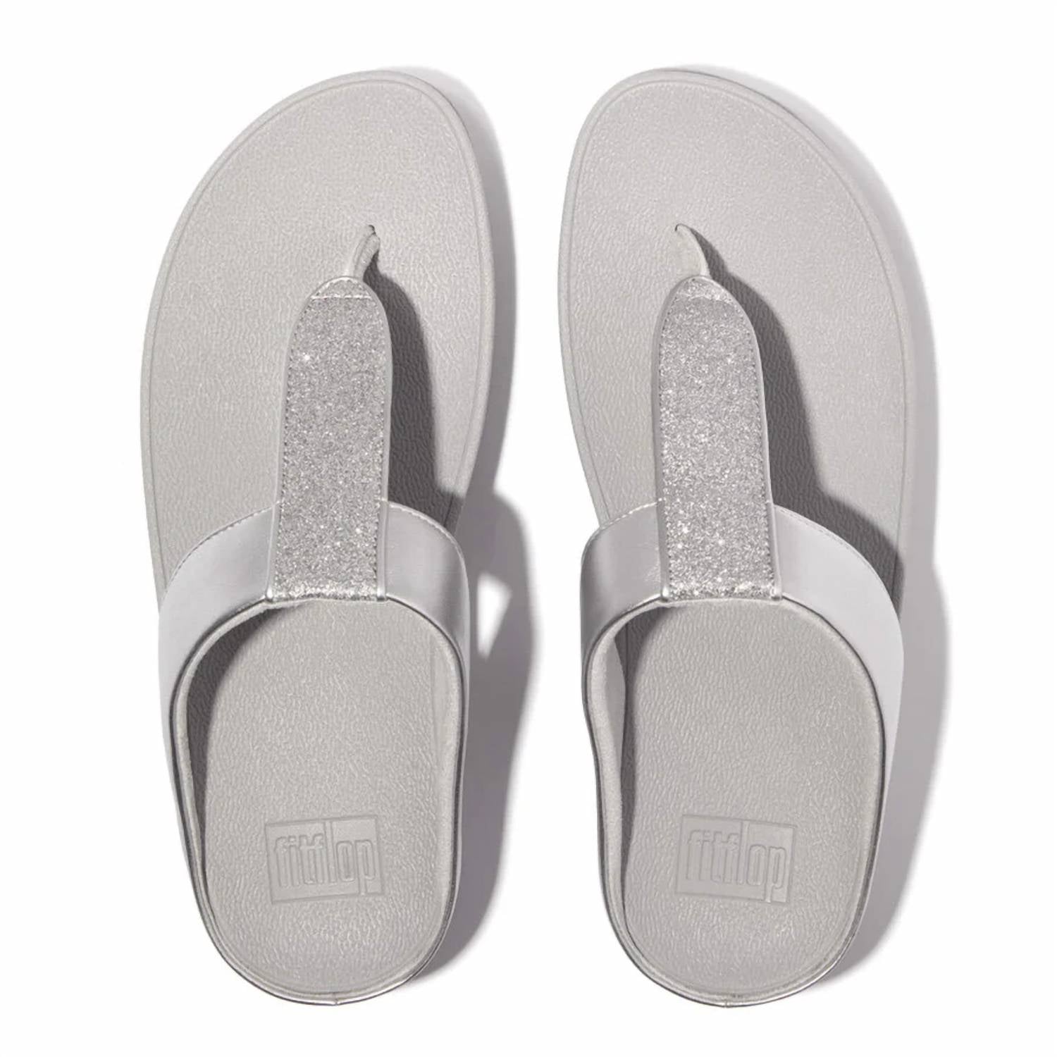 Fitflop - Women's Fino Glitterdust Metallic Toe-post Sandals
