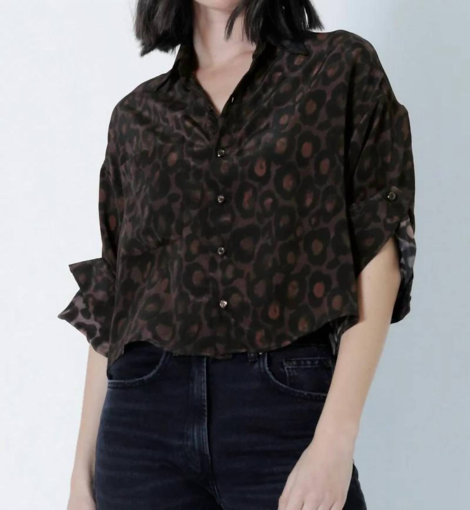 Karina Grimaldi - Animal Malaga Print Shirt