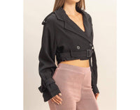 Hyfve - Cropped Trench Coat