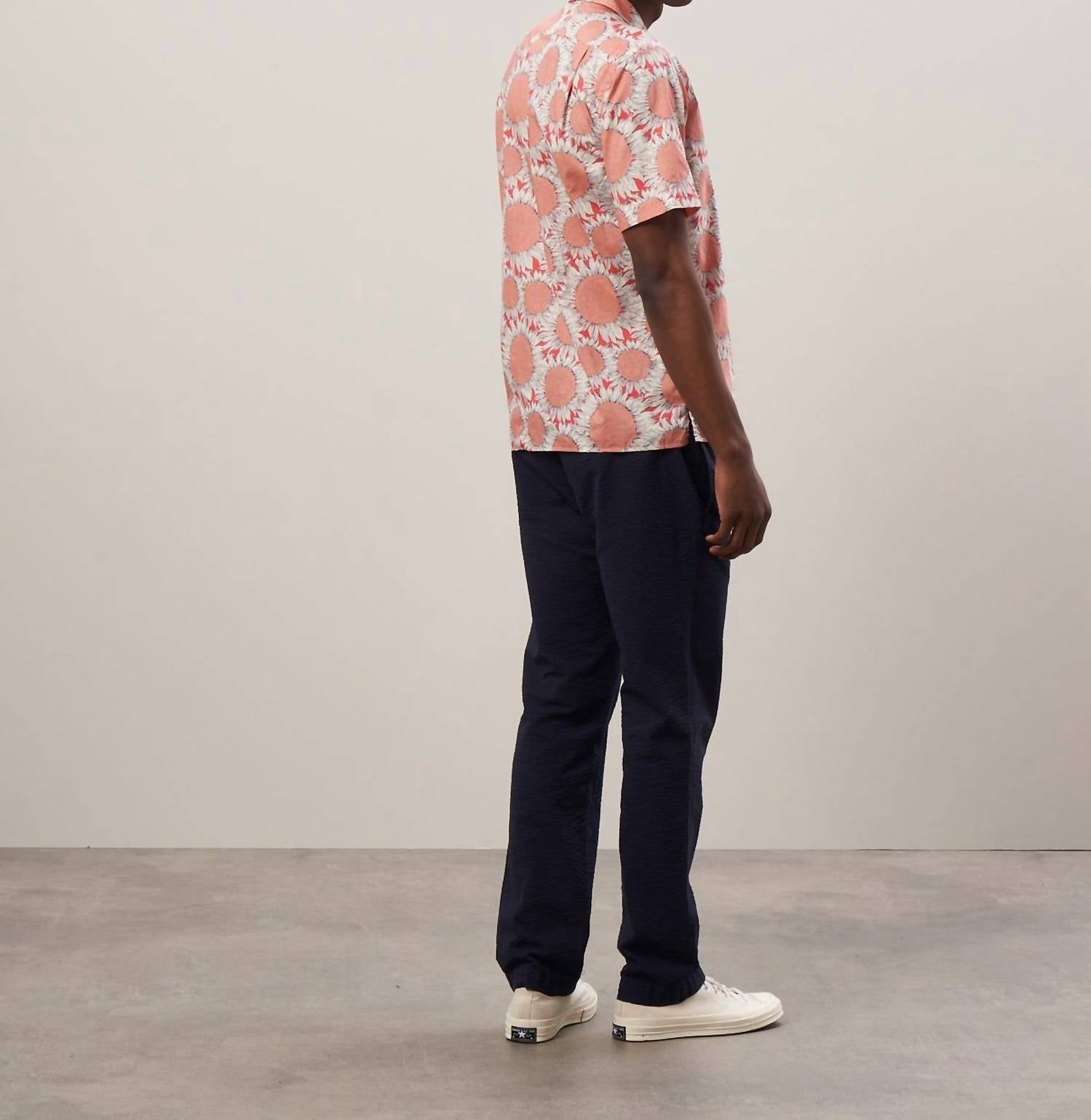 Hartford - Plam Liberty Print Cotton Shirt