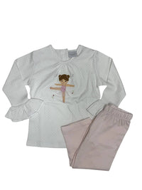 Squiggles - Girl's Betsy Ballerina Pant Set