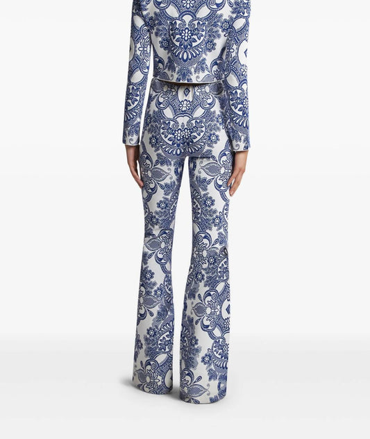 Etro - Two-tone Cropped Cardigan