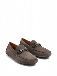 Salvatore Ferragamo Men's Gancini Driving Loafers in grey - men's loafer - view 193