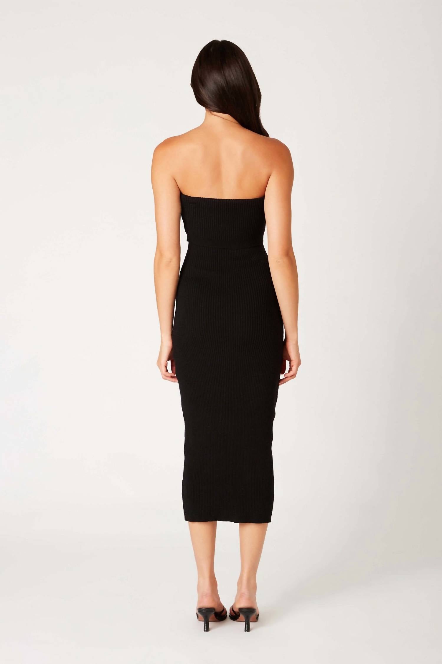 Nia - Emory Strapless Midi Dress