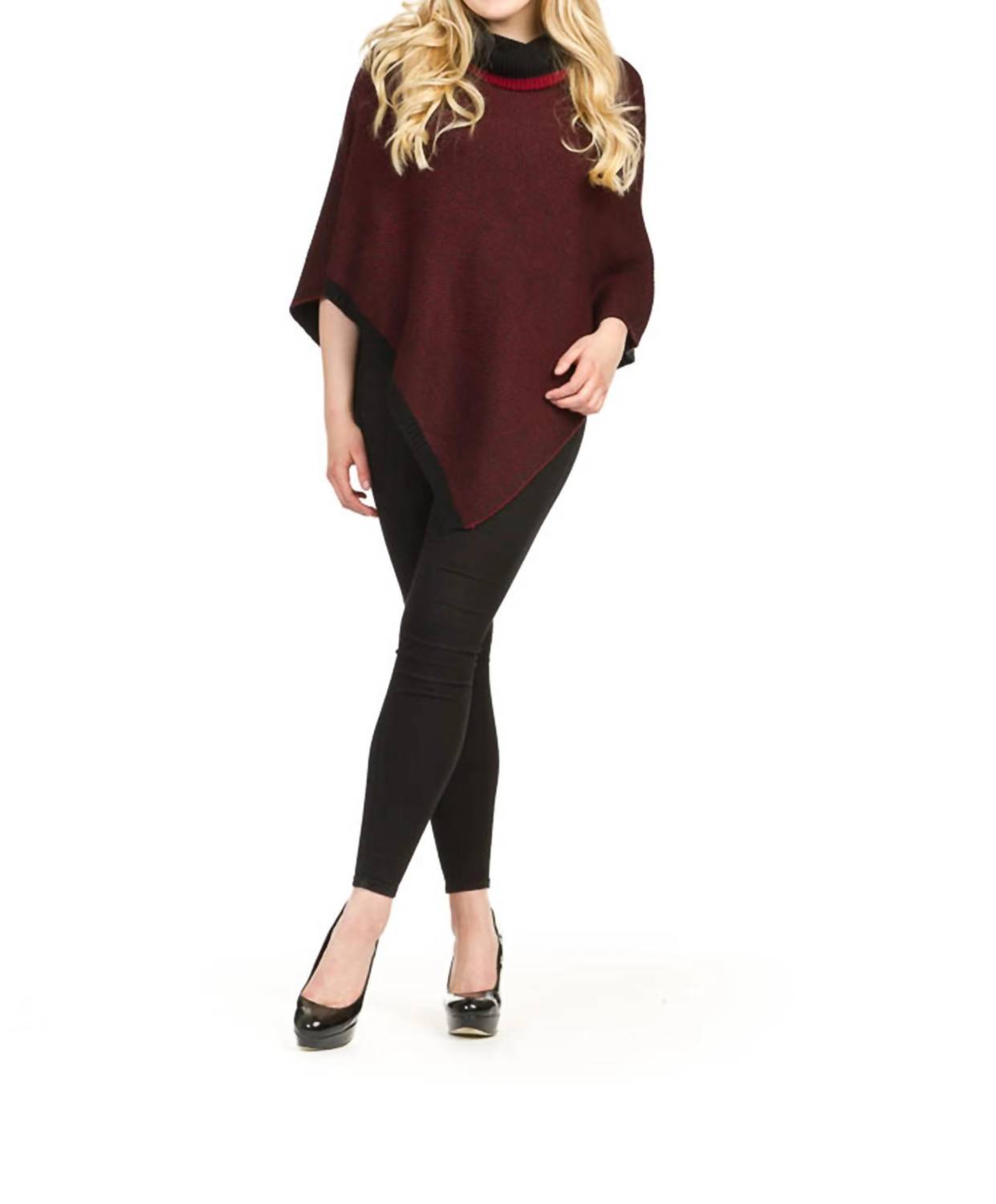 Papillon - Cowl Neck Poncho