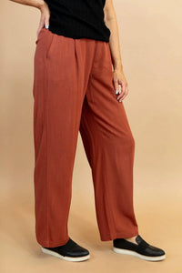 Tea N Rose - Women's Frankee Linen Trouser