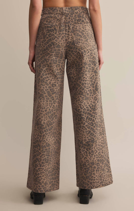Z Supply - Marli Denim Leopard Pant
