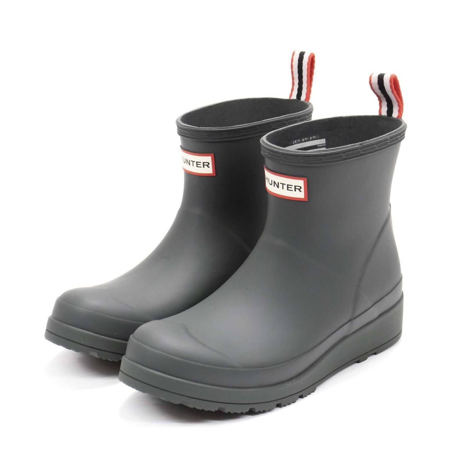 HUNTER Women's Play Short Rain Boots in arctic moss - women's shoe