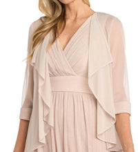 R&M Richards - Shimmer Long Two-piece Jacket Dress