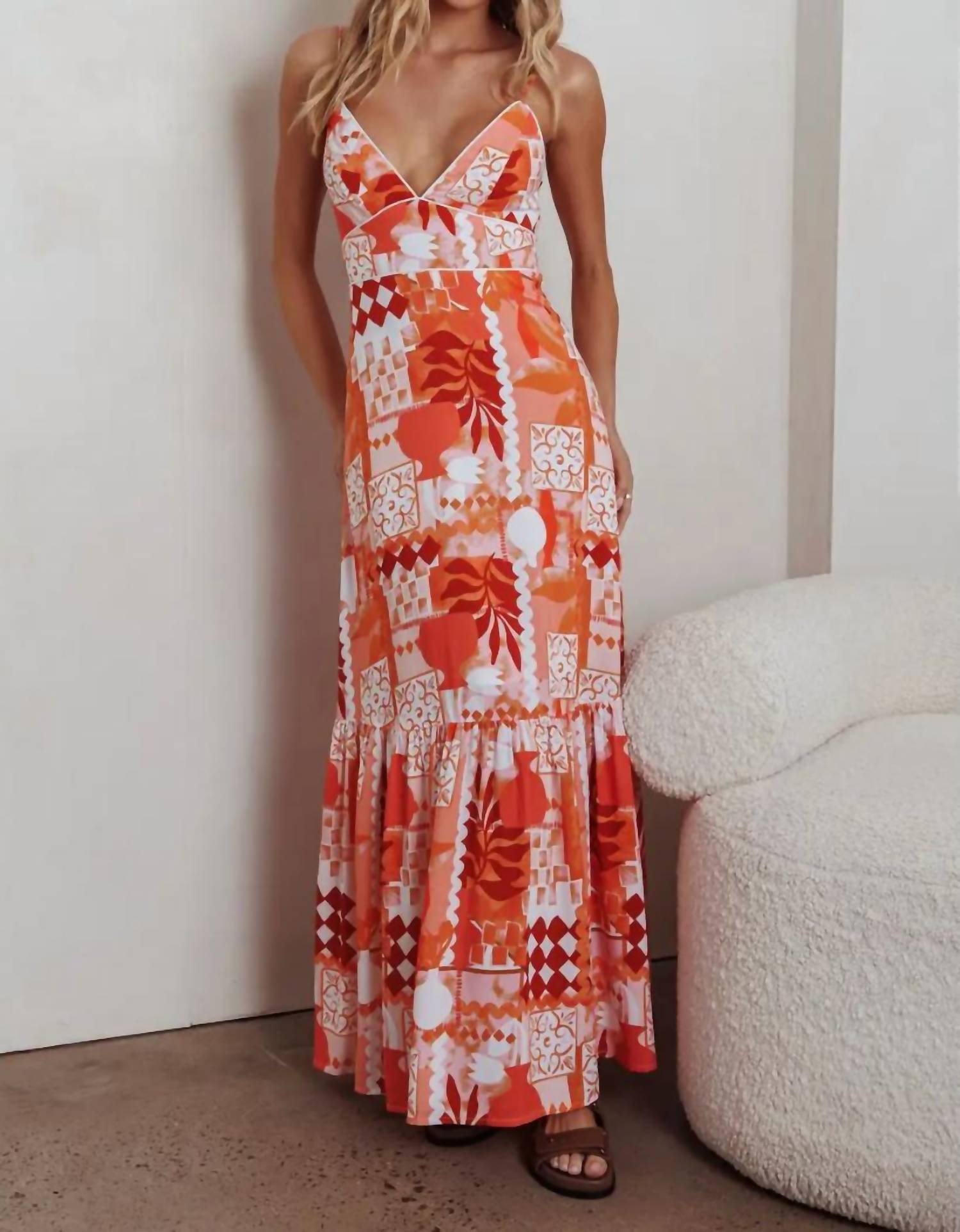 One And Only Collective - Tropical Vibe Maxi Dress