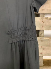 Amma By Kedem Sasson - Short Sleeve Solid Midi Dress
