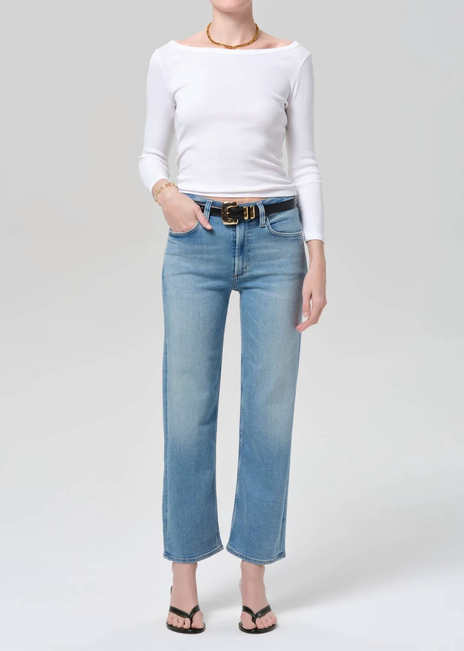Citizens Of Humanity - Palma Straight Clean Hem Jeans
