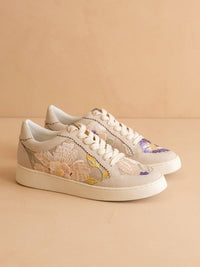 OASIS SOCIETY Women's Sporty Feminine Tammi Sneaker in light grey - women's sneaker - alternate view