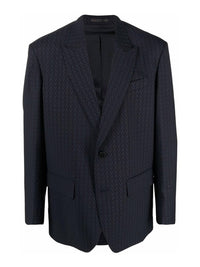 Valentino - Monogram Jacquard Wool Jacket