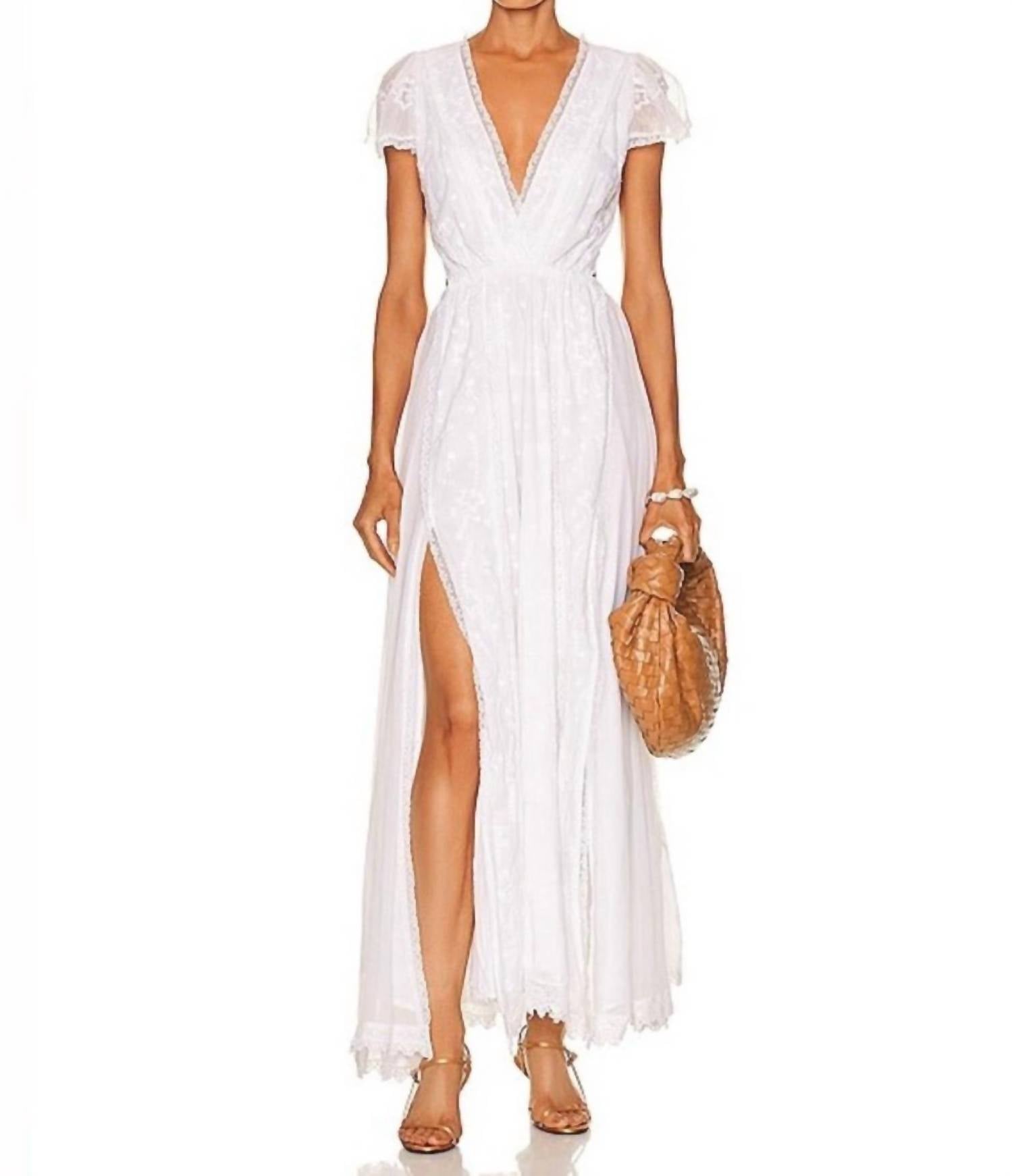 Loveshackfancy - Vania Cotton Cut-out Maxi Dress