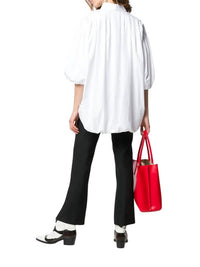 Valentino - Puff Sleeve Poplin Shirt