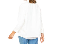 Habitat - Sunwashed Jacquard Button Front Tunic