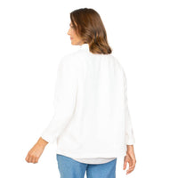 Habitat - Sunwashed Jacquard Button Front Tunic