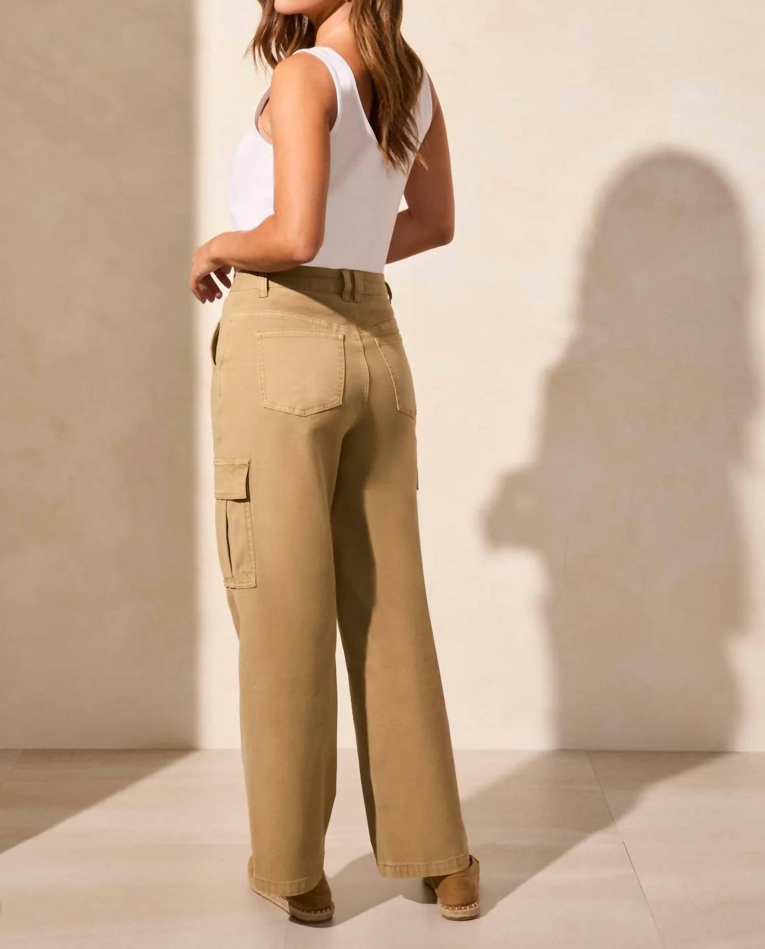 Tribal - Brooke Wide Leg Cargo Jeans