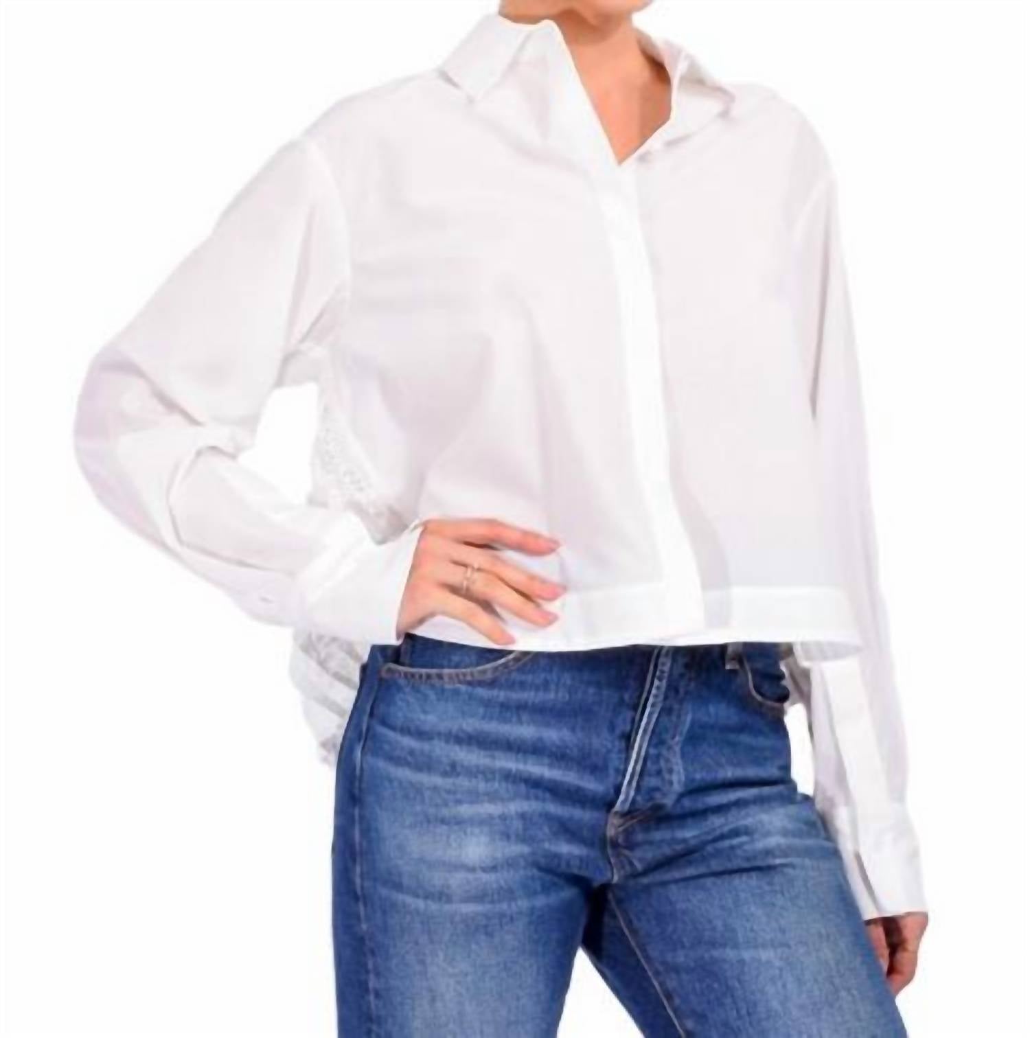 Simkhai - Kacey Cotton Lace Shirt