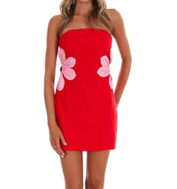 Day + Moon - Women's Bloom Babe Strapless Mini Dress