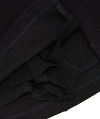 8apart Junior Women's Matty Side Slit Mini Skort in black - women's shorts - view 5