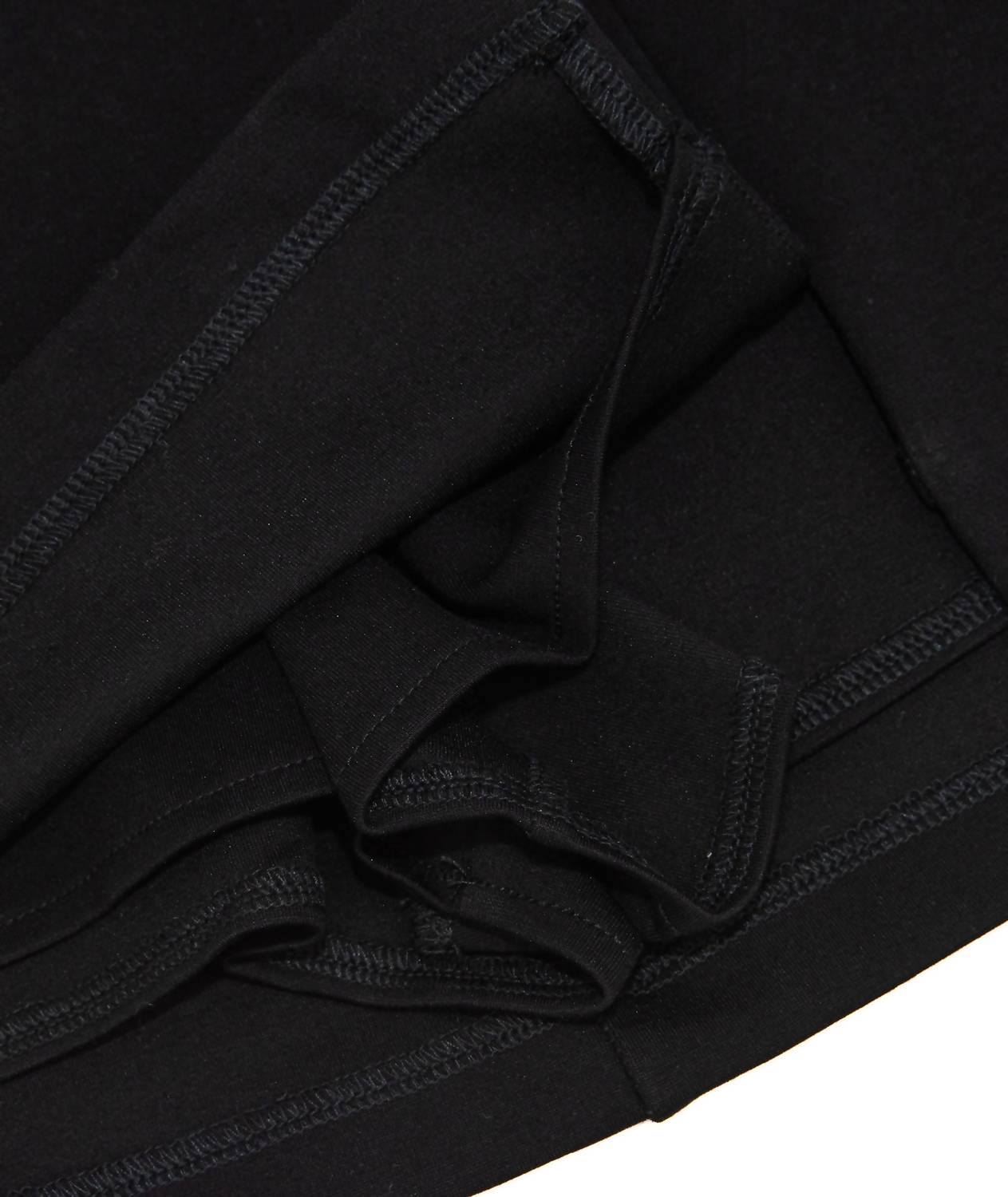 8apart Junior Women's Matty Side Slit Mini Skort in black - women's shorts - view 5