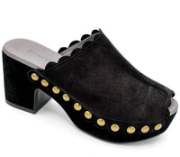CHOCOLAT BLU Women's Genessis platform clog in black - women's shoe