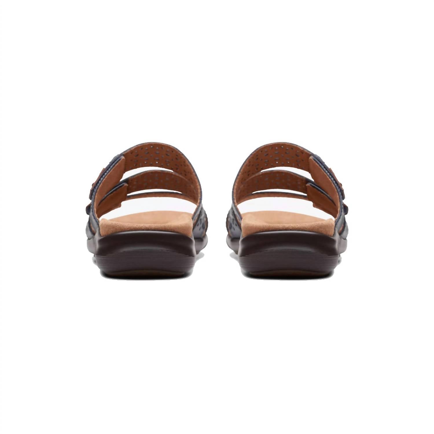 Clarks Women's Kitly Walk Sandals in navy - women's sandal - alternate view