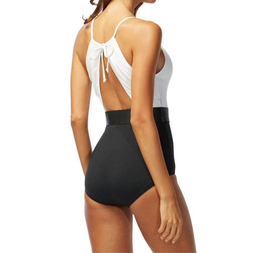 Carmen Marc Valvo - Cosmopolitan Elizabeth High Neck One Piece Swimsuit
