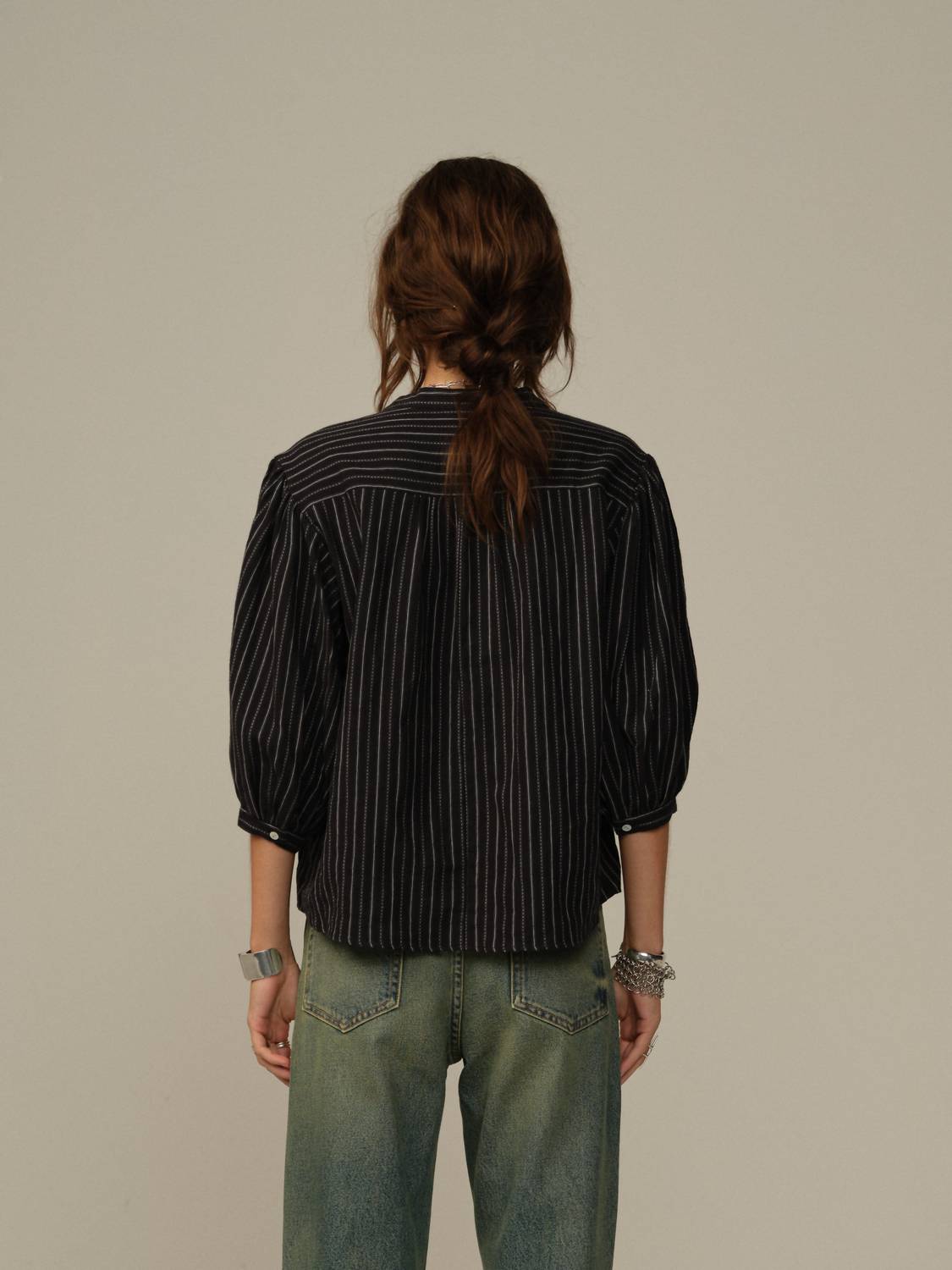 Road To Nowhere - Edith Japanese Organic Cotton Blouse
