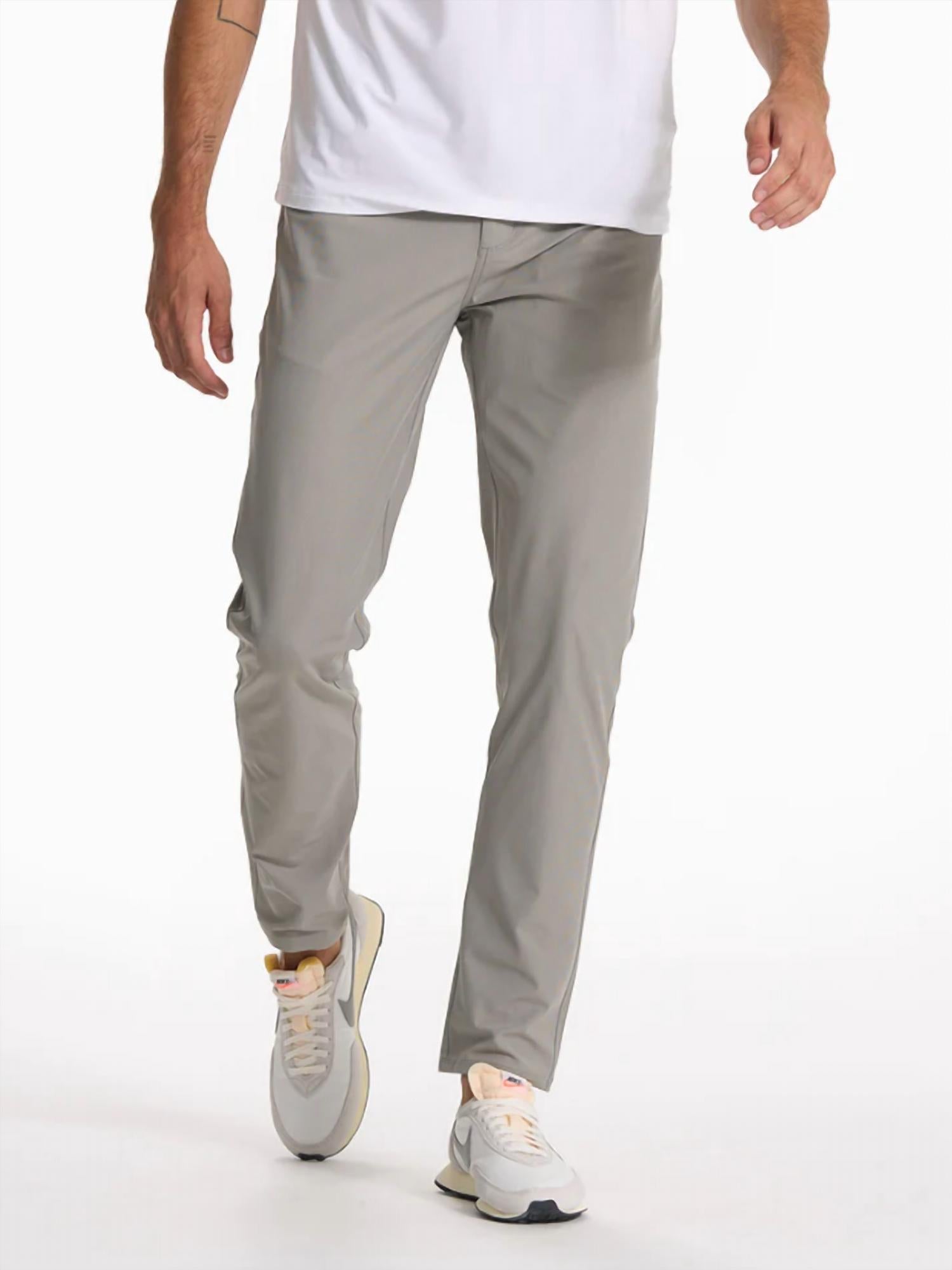 Vuori Meta Athletic Slim 30" Pants in driftwood - men's pants