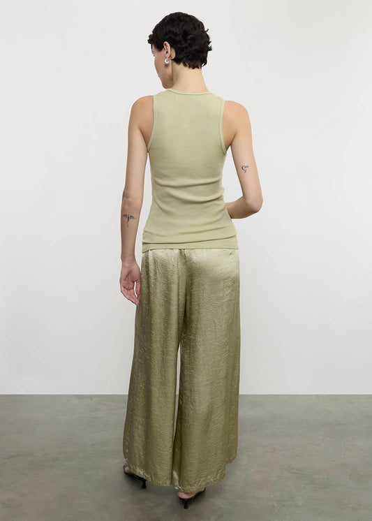 Enza Costa - COTTON RIB SCOOP TANK