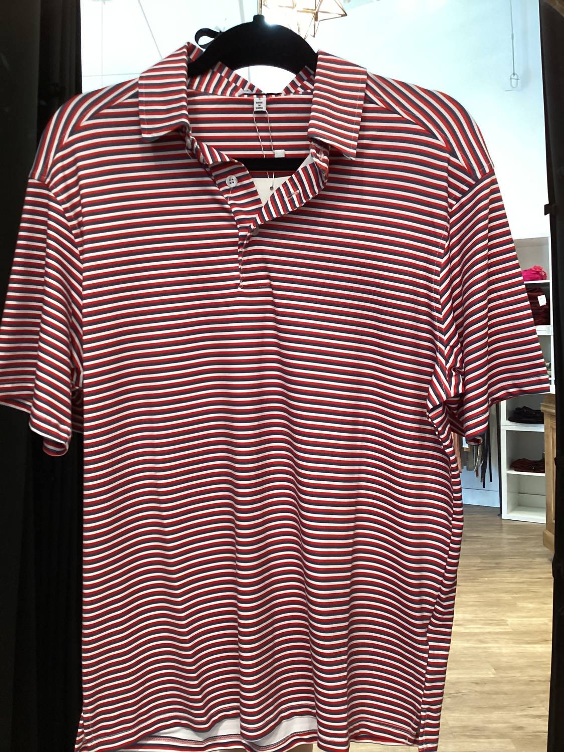 Autilove - Men's Tucker Striped Polo