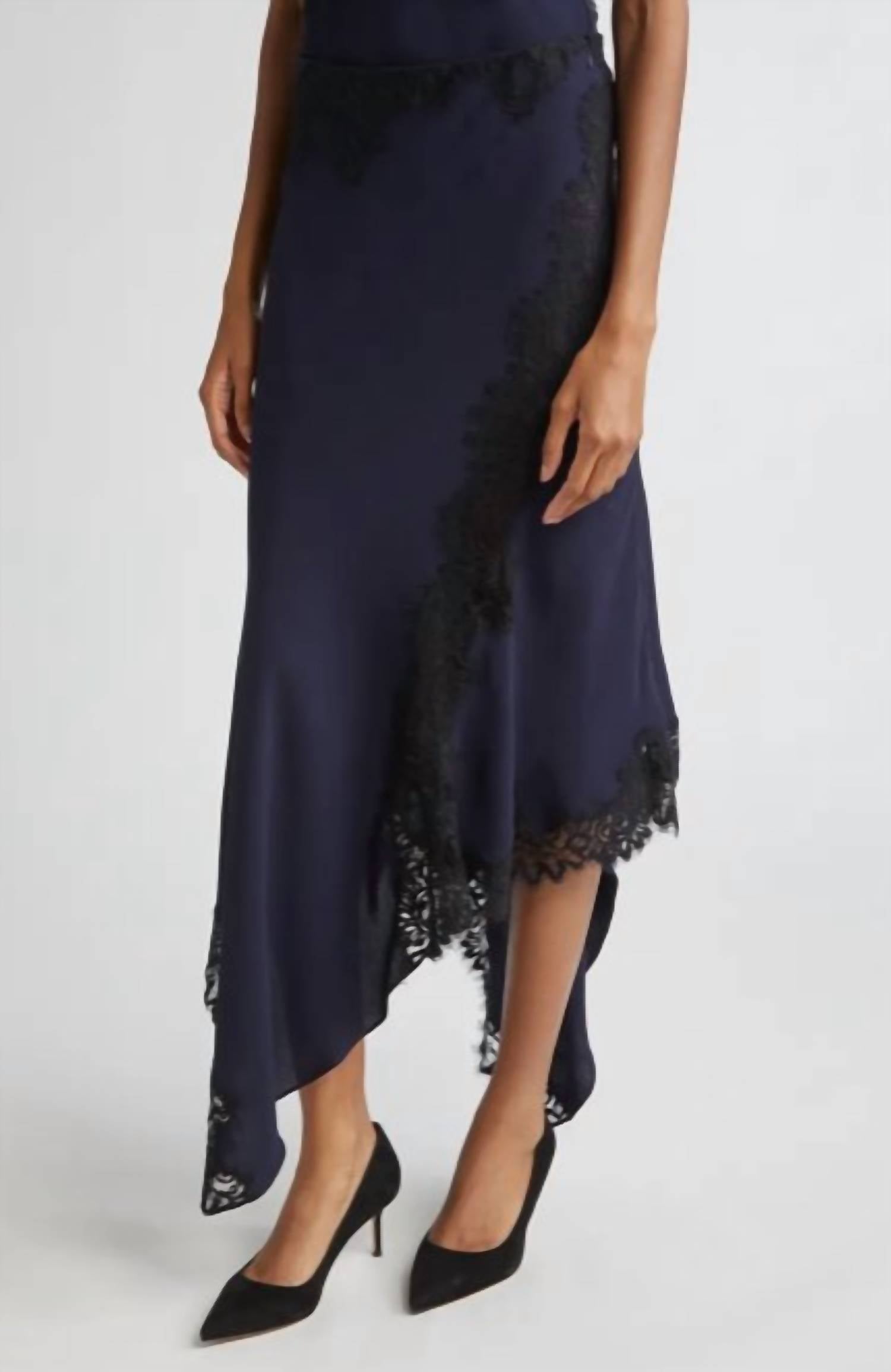 Veronica Beard - Hartley Asymmetrical Lace Skirt