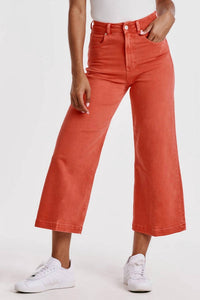 Dear John Denim - Audrey Super High Rise Cropped Wide Leg Jeans