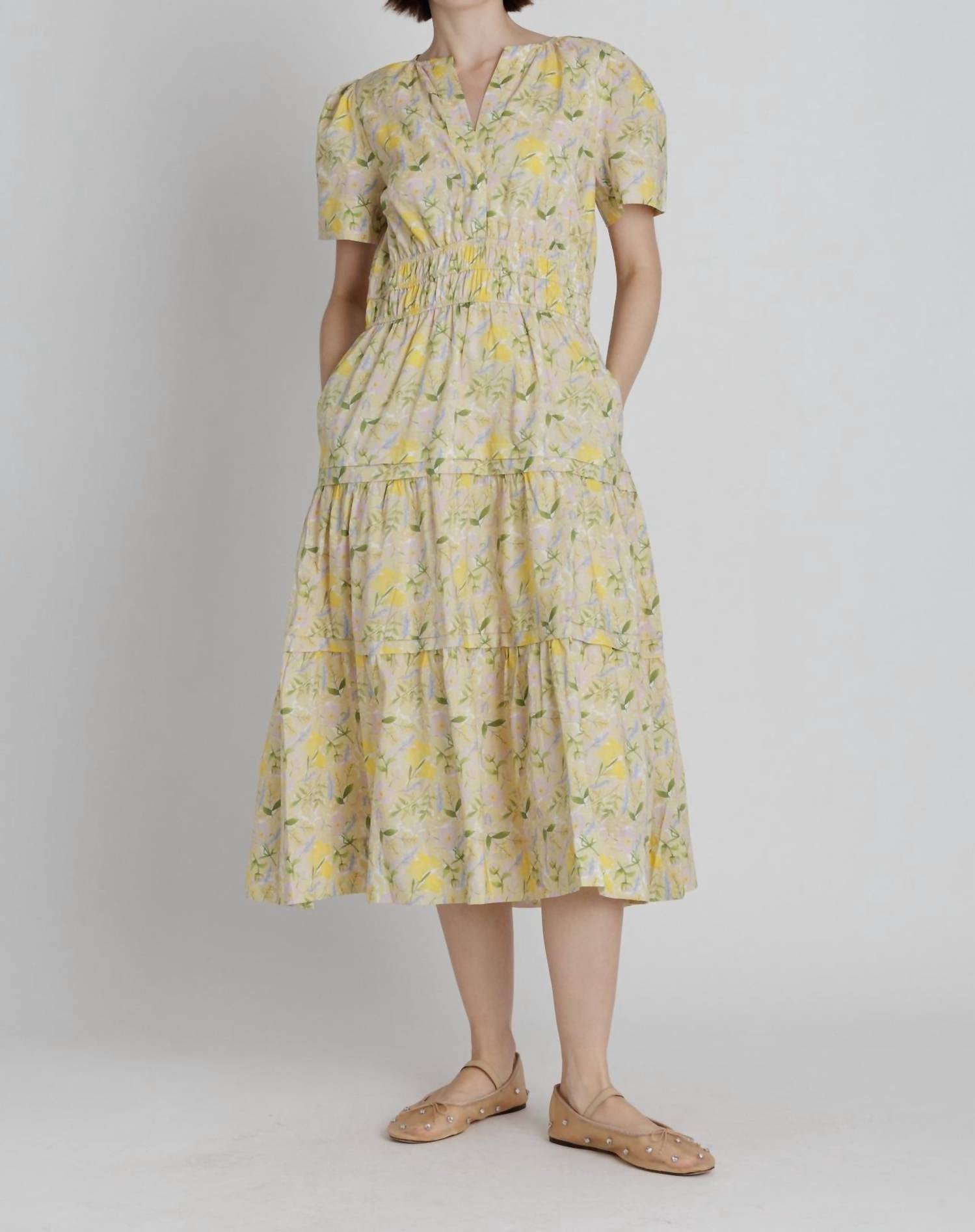 Aureum - Belle Tiered Midi Dress