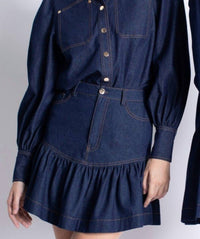 Karina Grimaldi - Saraswati Denim Top
