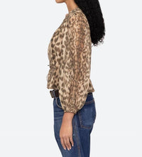 Sea - Claude Leopard Print Top