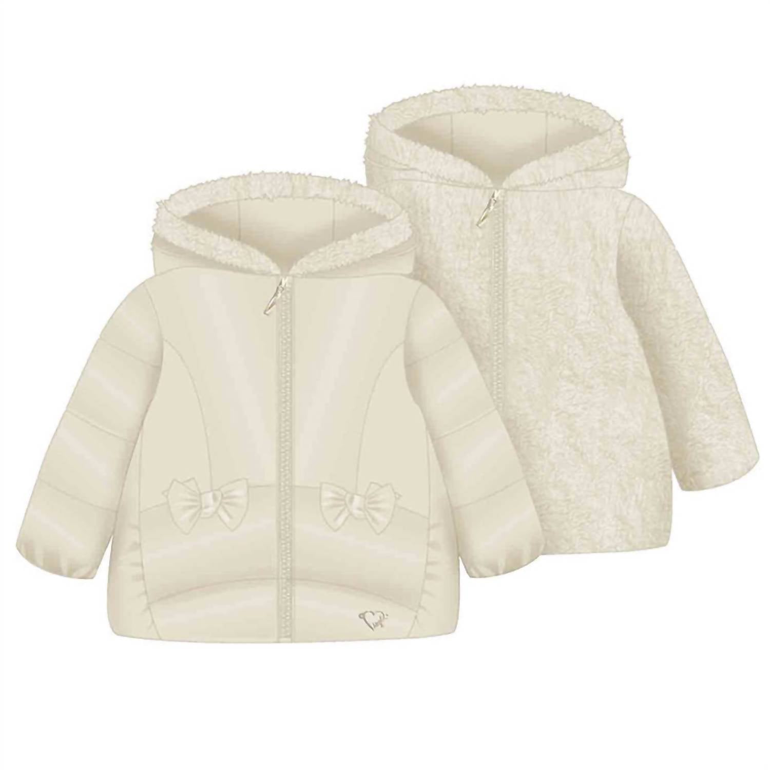 Mayoral - Girls' Reversible Faux Fur Jacket
