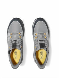 kizik Men's London All-terrain Travel Shoe in alloy - men's sneaker - alternate view