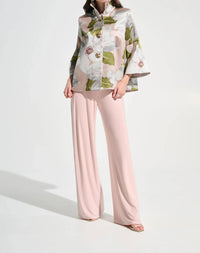 Joseph Ribkoff - Floral Jacquard Trapeze Jacket