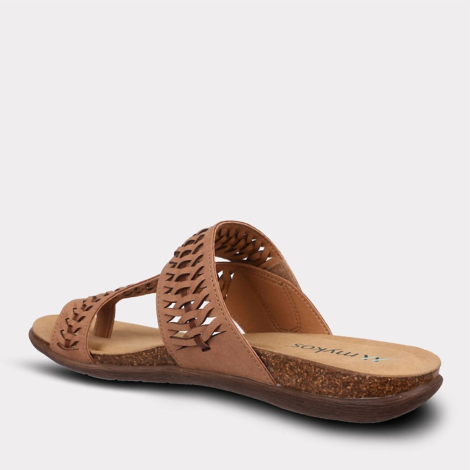 Mykos Women's Scarlett Toe Ring Sandal in brown - women's sandal - view 5