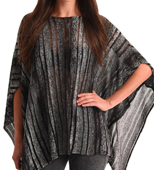 Color Cut-Out Poncho